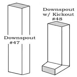 Downspouts